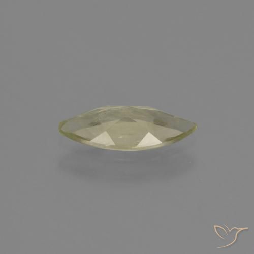 Diaspro cangiante Giallo chiaro naturale da 1.02 ct, Taglio marquise, VS