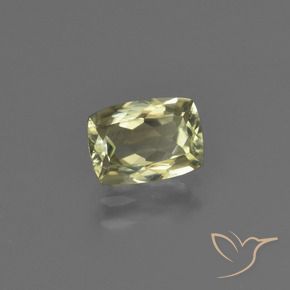 Diaspro cangiante Giallo pallido naturale da 1.08 ct, Cuscino, VS