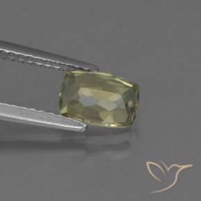 Diaspro cangiante Giallo pallido naturale da 1.08 ct, Cuscino, VS