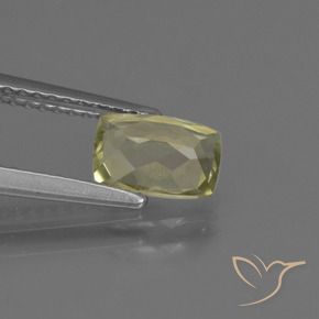 Diaspro cangiante Giallo brunastro naturale da 1.04 ct, Cuscino, VS