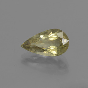 Diasporo cangiante naturale cangiante da 2,40 ct, taglio a pera, SI
