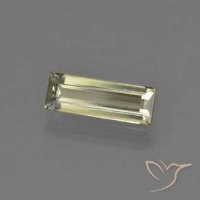 Diaspro cangiante Giallo brunastro naturale da 1.75 ct, Taglio a baguette, VVS-VS