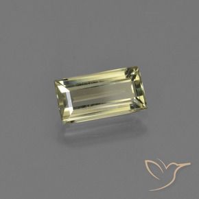 Diaspro cangiante Giallo brunastro naturale da 1.42 ct, Taglio a baguette, VVS