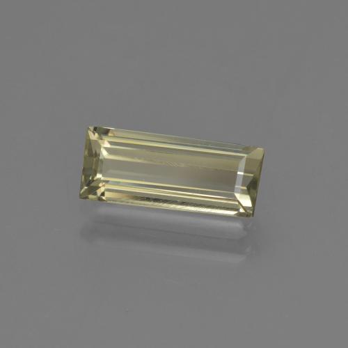 Diasporo cangiante naturale giallo da 1,43 ct, baguette, VVS-VS