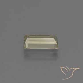 Diaspro cangiante Giallo medio naturale da 1.27 ct, Taglio a baguette, VVS-VS