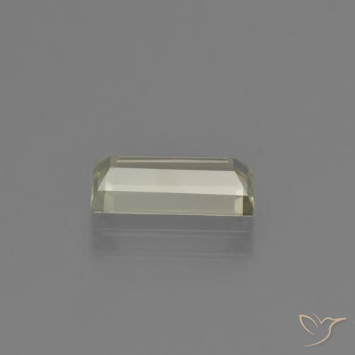Diaspro cangiante Giallo brunastro naturale da 1.37 ct, Taglio a baguette, VVS-VS