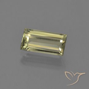 Diaspro cangiante Giallo brunastro naturale da 1.33 ct, Taglio a baguette, VVS