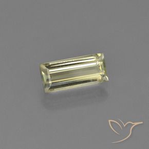 Diaspro cangiante Giallo medio naturale da 1.18 ct, Taglio a baguette, VS