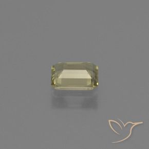 Diaspro cangiante Giallo chiaro naturale da 0.65 ct, Ottagonale / Taglio smeraldo, VS