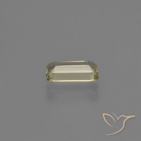 Diaspro cangiante Giallo pallido naturale da 0.68 ct, Ottagonale / Taglio smeraldo, VVS-VS