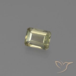 Diaspro cangiante Giallo molto chiaro naturale da 0.67 ct, Ottagonale / Taglio smeraldo, VVS-VS