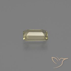 Diaspro cangiante Giallo chiaro naturale da 0.62 ct, Ottagonale / Taglio smeraldo, VVS-VS