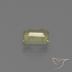 Diaspro cangiante Giallo brunastro naturale da 0.71 ct, Ottagonale / Taglio smeraldo, VS-SI