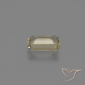 Diaspro cangiante Giallo chiaro naturale da 0.71 ct, Ottagonale / Taglio smeraldo, VS