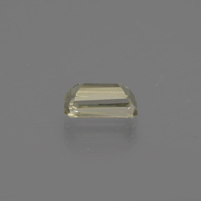 Diasporo cangiante naturale giallo da 0,76 ct, taglio smeraldo, VS