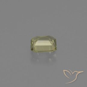 Diaspro cangiante Giallo verde naturale da 0.74 ct, Ottagonale / Taglio smeraldo, VVS-VS