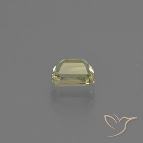 Diaspro cangiante Giallo chiaro naturale da 0.75 ct, Ottagonale / Taglio smeraldo, VS-SI