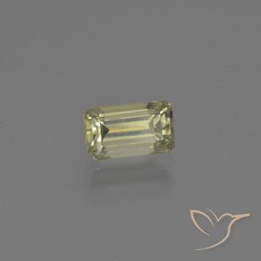 Diaspro cangiante Giallo brunastro naturale da 0.76 ct, Ottagonale / Taglio smeraldo, VS-SI