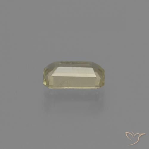 Diaspro cangiante Giallo chiaro naturale da 0.80 ct, Ottagonale / Taglio smeraldo, VS