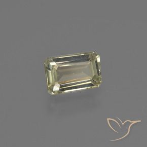 Diaspro cangiante Giallo medio naturale da 0.82 ct, Ottagonale / Taglio smeraldo, VVS-VS