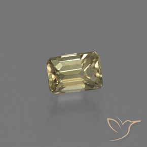 Diaspro cangiante Giallo medio naturale da 0.86 ct, Ottagonale / Taglio smeraldo, VS