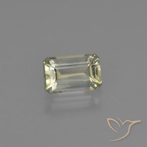 Diaspro cangiante Giallo chiaro naturale da 0.85 ct, Ottagonale / Taglio smeraldo, VS