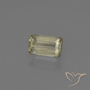 Diaspro cangiante Giallo chiaro naturale da 0.87 ct, Ottagonale / Taglio smeraldo, SI