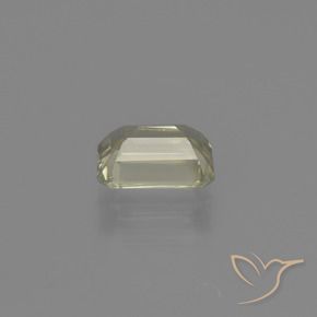 Diaspro cangiante Giallo pallido naturale da 0.82 ct, Ottagonale / Taglio smeraldo, VS