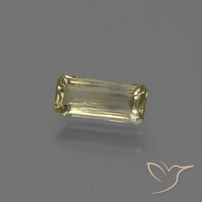 Diaspro cangiante Giallo chiaro naturale da 0.95 ct, Ottagonale / Taglio smeraldo, VS-SI