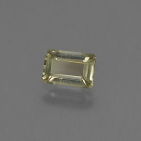 Diasporo cangiante naturale multicolore da 0,63 ct, taglio smeraldo, VVS-VS