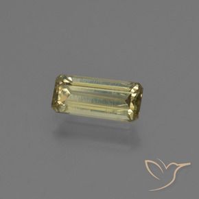 Diaspro cangiante Giallo medio naturale da 0.91 ct, Ottagonale / Taglio smeraldo, VS