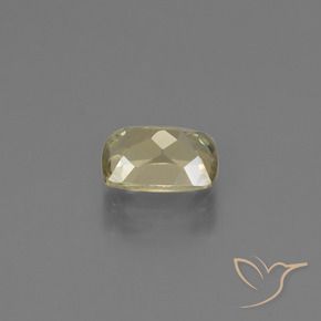 Diaspro cangiante Giallo molto chiaro naturale da 0.92 ct, Cuscino, VS