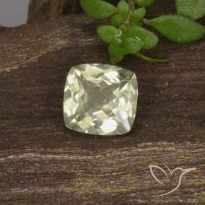 Diaspro cangiante Giallo molto chiaro naturale da 0.76 ct, Cuscino, VS