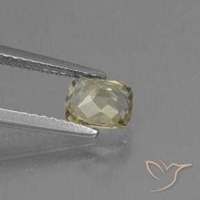 Diaspro cangiante Giallo morbido naturale da 0.88 ct, Cuscino, VS