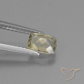 Diaspro cangiante Giallo molto chiaro naturale da 0.75 ct, Cuscino, VS
