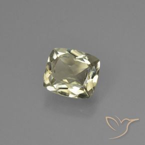 Diaspro cangiante Giallo dorato molto chiaro naturale da 0.91 ct, Cuscino, VS