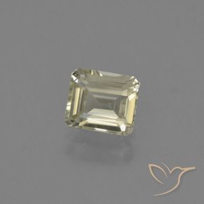 Diaspro cangiante Giallo molto chiaro naturale da 0.89 ct, Ottagonale / Taglio smeraldo, VS