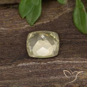 Diaspro cangiante Giallo pallido naturale da 0.70 ct, Cuscino, VS