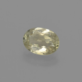 Diaspro cangiante Giallo chiaro naturale da 0.90 ct, Taglio ovale, VS-SI