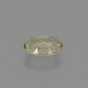 Diaspro cangiante Giallo chiaro naturale da 0.90 ct, Taglio ovale, VS-SI