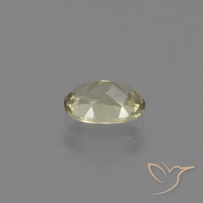 Diaspro cangiante Giallo chiaro naturale da 0.73 ct, Ovale, VS