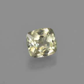 Diasporo cangiante naturale giallo da 0,77 ct, taglio a cuscino, VVS-VS