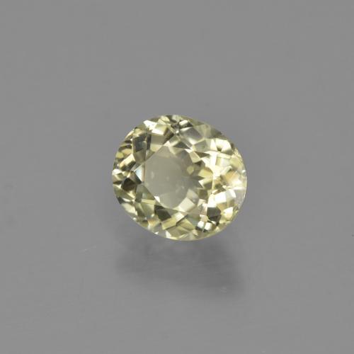 Diaspro cangiante Giallo molto chiaro naturale da 0.85 ct, Taglio ovale, VS