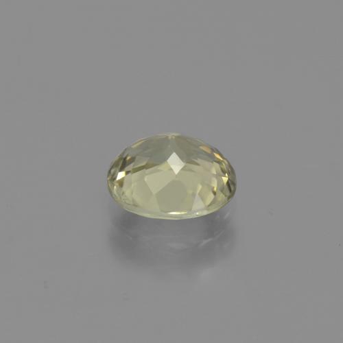 Diaspro cangiante Giallo molto chiaro naturale da 0.85 ct, Taglio ovale, VS