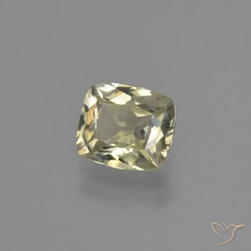 Diaspro cangiante Giallo chiaro naturale da 0.86 ct, Cuscino, VVS-VS