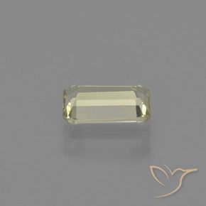 Diaspro cangiante Giallo chiaro naturale da 0.76 ct, Ottagonale / Taglio smeraldo, VS