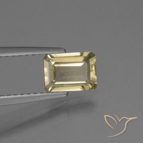 Diaspro cangiante Giallo medio naturale da 0.78 ct, Ottagonale / Taglio smeraldo, VS