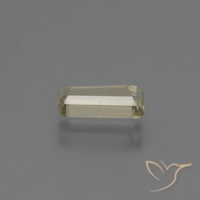 Diaspro cangiante Giallo pallido naturale da 0.75 ct, Ottagonale / Taglio smeraldo, VS