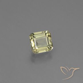 Diaspro cangiante Giallo chiaro naturale da 0.74 ct, Ottagonale / Taglio smeraldo, VS