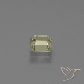 Diaspro cangiante Giallo chiaro naturale da 0.74 ct, Ottagonale / Taglio smeraldo, VS